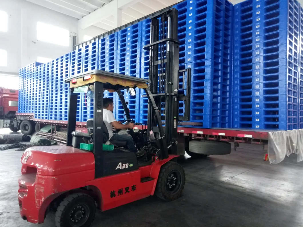 Warehouse Industrial Heavy Duty ISO Plastic Pallet for Storage